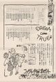 Ad in SPEC #7, showing the tour schedule and artwork of Sonic, Contributor:Miwa Yoshida, Contributor:Takahiro Nishikawa, and Contributor:Masato Nakamura.
